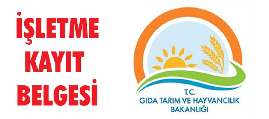 İşletme Kayıt Belgesi